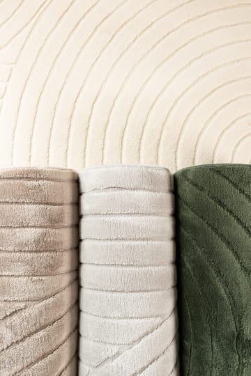 Maskinvevd teppe Cozy Zen 155x230 cm - Natur - Tekstiler & tepper - Teppe & matte - Moderne matte - Friezematte