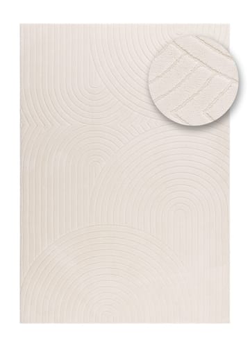 Maskinvevd teppe Cozy Zen 155x230 cm - Natur - Tekstiler & tepper - Teppe & matte - Moderne matte - Friezematte