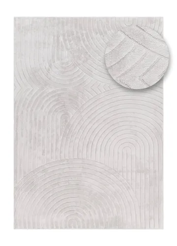 Maskinvevd teppe Cozy Zen 200x290 cm - Grå - Tekstiler & tepper - Teppe & matte - Moderne matte - Wiltontepper