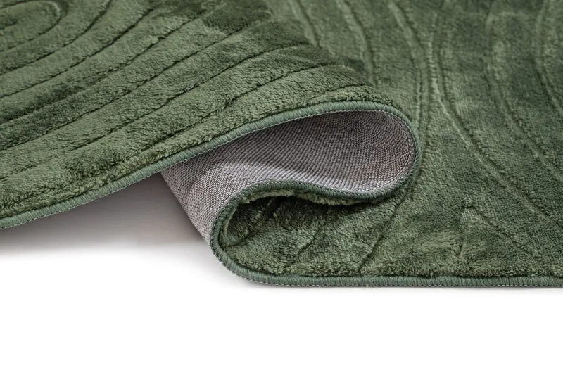 Maskinvevd teppe Cozy Zen 200x290 cm - Smaragdgrønn - Tekstiler & tepper - Teppe & matte - Moderne matte - Wiltontepper