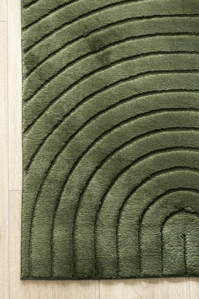 Maskinvevd teppe Cozy Zen 200x290 cm - Smaragdgrønn - Tekstiler & tepper - Teppe & matte - Moderne matte - Wiltontepper