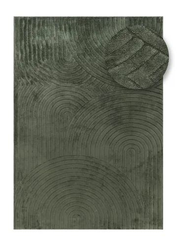 Maskinvevd teppe Cozy Zen 200x290 cm - Smaragdgrønn - Tekstiler & tepper - Teppe & matte - Moderne matte - Wiltontepper
