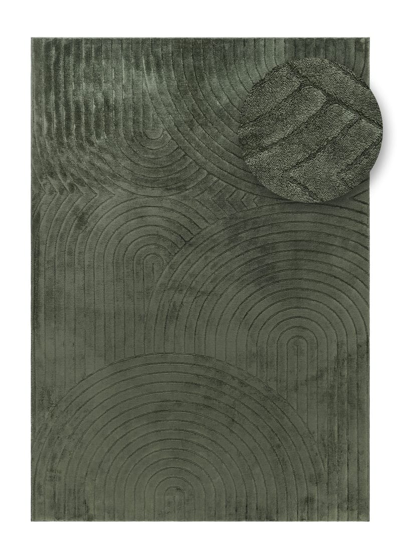 Maskinvevd teppe Cozy Zen 200x290 cm - Smaragdgrønn - Tekstiler & tepper - Teppe & matte - Moderne matte - Wiltontepper
