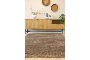Maskinvevd teppe Genova Harmony - 140x200 cm, Mokka - Tekstiler & tepper - Teppe & matte - Moderne matte - Friezematte