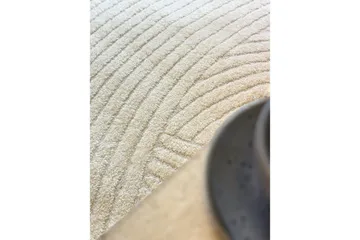 Maskinvevd teppe Genova Harmony - 160x230 cm, Hvit - Tekstiler & tepper - Teppe & matte - Moderne matte - Friezematte