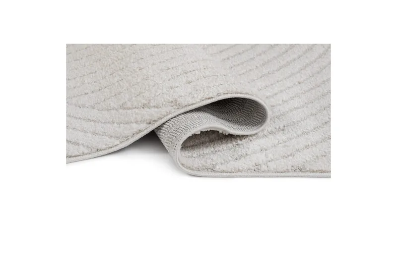 Maskinvevd teppe Genova Harmony - 240x340 cm, Hvit - Tekstiler & tepper - Teppe & matte - Moderne matte - Friezematte