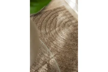 Maskinvevd teppe Genova Zen - 200x290 cm, Mokka - Tekstiler & tepper - Teppe & matte - Moderne matte - Friezematte