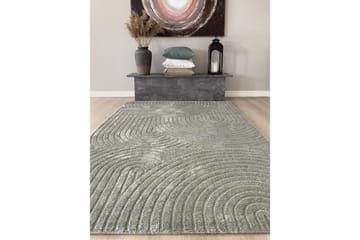 Maskinvevd teppe Genova Zen - 280x380 cm, Grønn - Tekstiler & tepper - Teppe & matte - Moderne matte - Friezematte