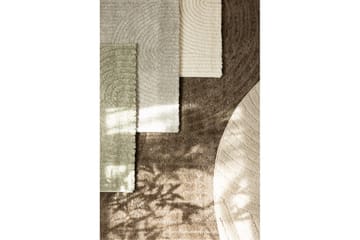 Maskinvevd teppe Genova Zen - 80x150 cm, Mokka - Tekstiler & tepper - Teppe & matte - Moderne matte - Friezematte