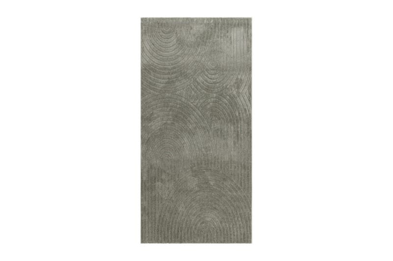 Maskinvevd teppe Genova Zen, 80x250 cm, Grønn