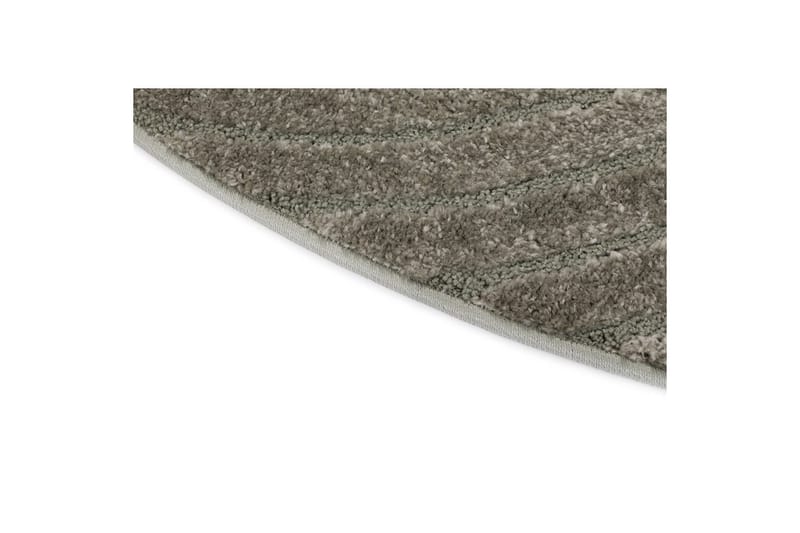 Maskinvevd teppe Genova Zen Rund - 120x120 cm, Grønn - Tekstiler & tepper - Teppe & matte - Moderne matte - Friezematte