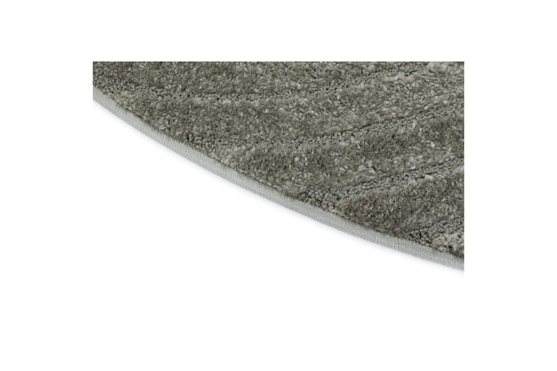 Maskinvevd teppe Genova Zen Rund - 240x240 cm, Grønn - Tekstiler & tepper - Teppe & matte - Moderne matte - Friezematte