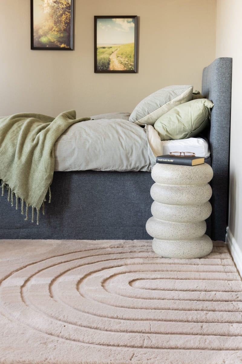 Maskinvevd teppe Heaven Art 160x230 cm - Taupe - Tekstiler & tepper - Teppe & matte - Moderne matte - Friezematte