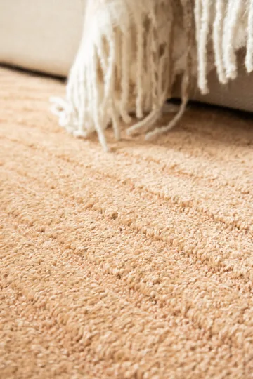 Maskinvevd teppe KM Home Genova Zen 240x340 cm Peach - fersken - Tekstiler & tepper - Teppe & matte - Moderne matte - Friezematte