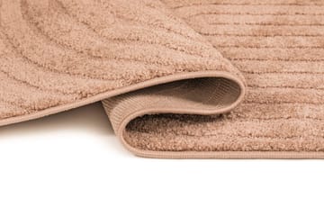 Maskinvevd teppe KM Home Genova Zen 80x250 cm Peach - Fersken - Tekstiler & tepper - Teppe & matte - Moderne matte - Wiltontepper