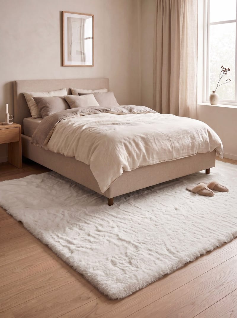 Maskinvevd teppe KM Home Heaven Deluxe 200x290 Creme - Krem - Tekstiler & tepper - Teppe & matte - Moderne matte - Wiltontepper