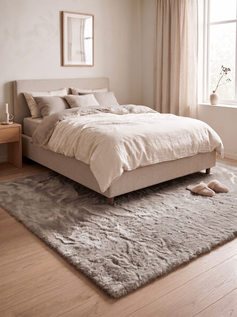 Maskinvevd teppe KM Home Heaven Deluxe 200x290 Greige - Greige - Tekstiler & tepper - Teppe & matte - Moderne matte - Wiltontepper
