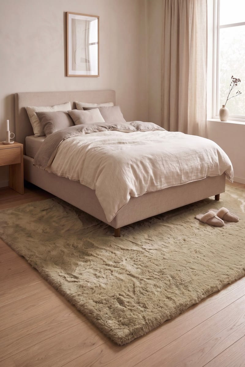 Maskinvevd teppe KM Home Heaven Deluxe 230x330 Olivengrønn - Olivengrønn - Tekstiler & tepper - Teppe & matte - Moderne matte - Wiltontepper