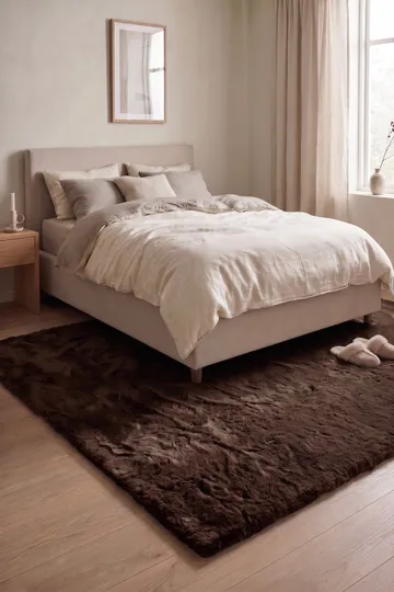 Maskinvevd teppe KM Home Heaven Deluxe 230x330 Sjokolade - Sjokolade - Tekstiler & tepper - Teppe & matte - Moderne matte - Wiltontepper