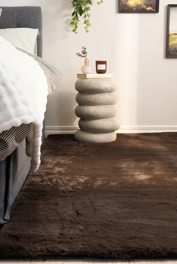 Maskinvevd teppe KM Home Heaven Deluxe 230x330 Sjokolade - Sjokolade - Tekstiler & tepper - Teppe & matte - Moderne matte - Wiltontepper