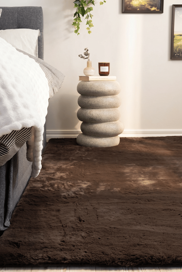 Maskinvevd teppe KM Home Heaven Deluxe 230x330 Sjokolade - Sjokolade - Tekstiler & tepper - Teppe & matte - Moderne matte - Wiltontepper