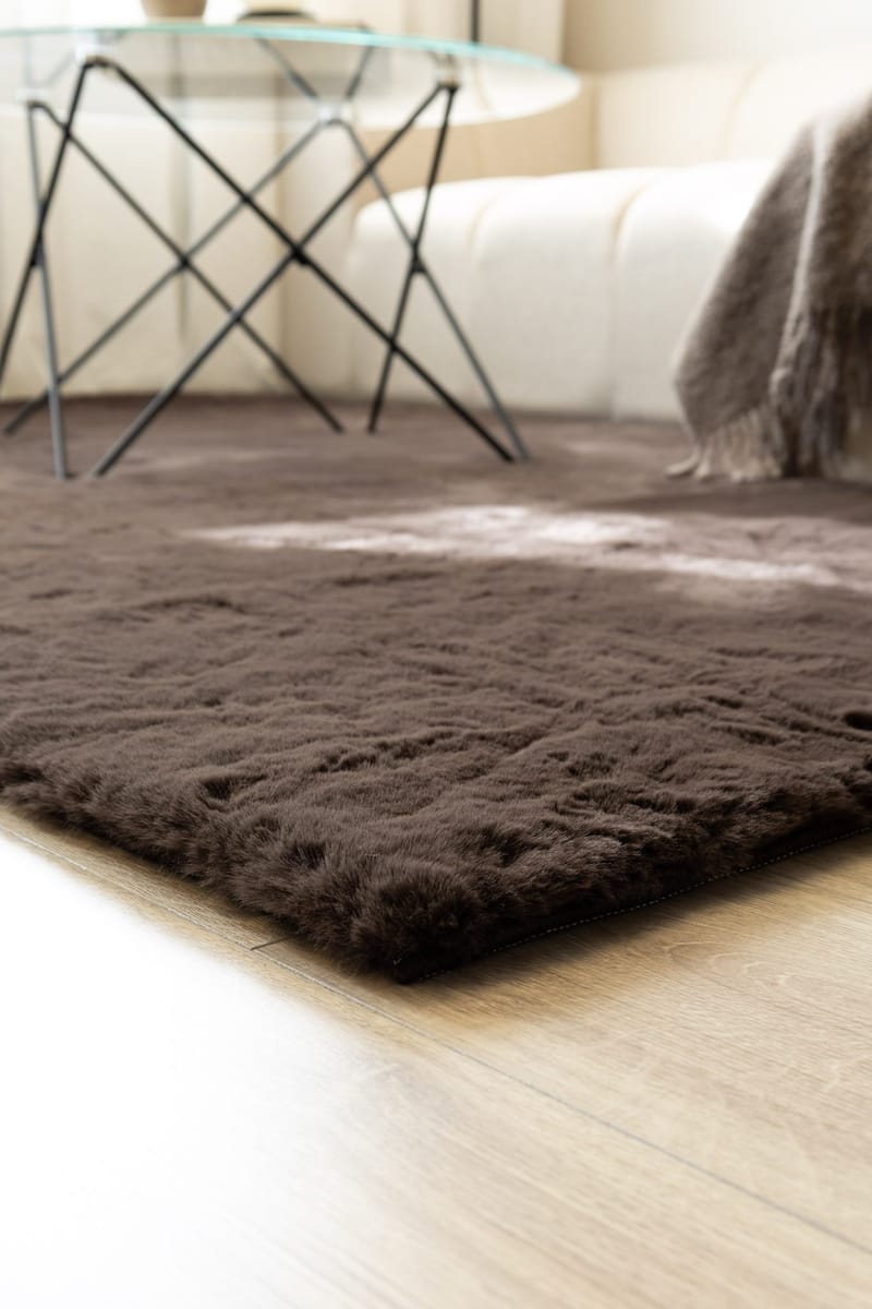Maskinvevd teppe KM Home Heaven Deluxe 230x330 Sjokolade - Sjokolade - Tekstiler & tepper - Teppe & matte - Moderne matte - Wiltontepper