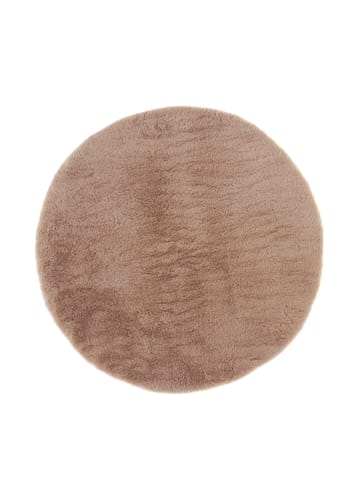 Maskinvevd teppe KM Home Heaven Deluxe RUND 160x160 Mørk Lin