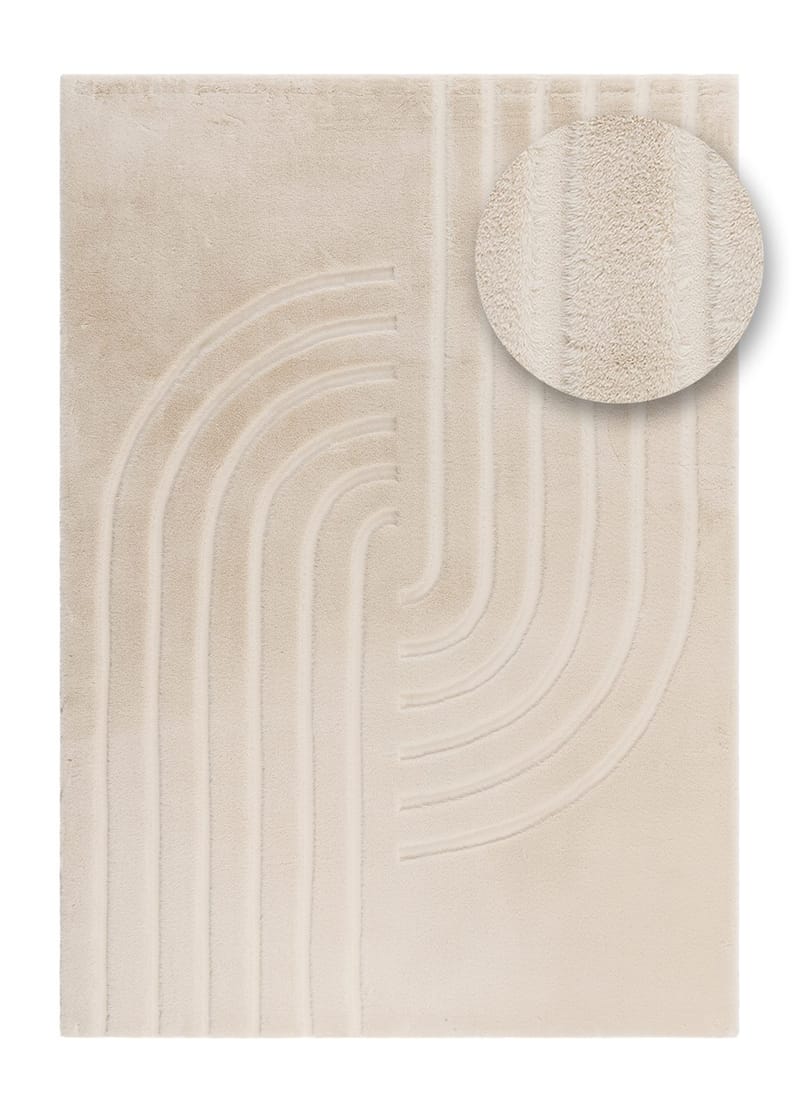 Maskinvevd teppe KM Home Heaven Modern 160x230 Natur - Natur - Tekstiler & tepper - Teppe & matte - Moderne matte - Wiltontepper