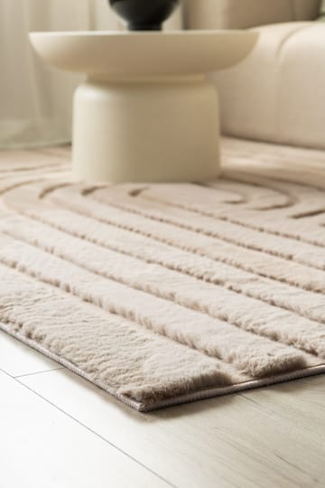 Maskinvevd teppe KM Home Heaven Modern 200x290 Taupe - Taupe - Tekstiler & tepper - Teppe & matte - Moderne matte - Wiltontepper