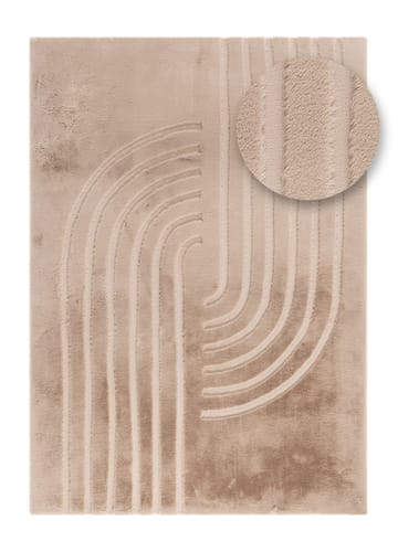Maskinvevd teppe KM Home Heaven Modern 200x290 Taupe - Taupe - Tekstiler & tepper - Teppe & matte - Moderne matte - Wiltontepper