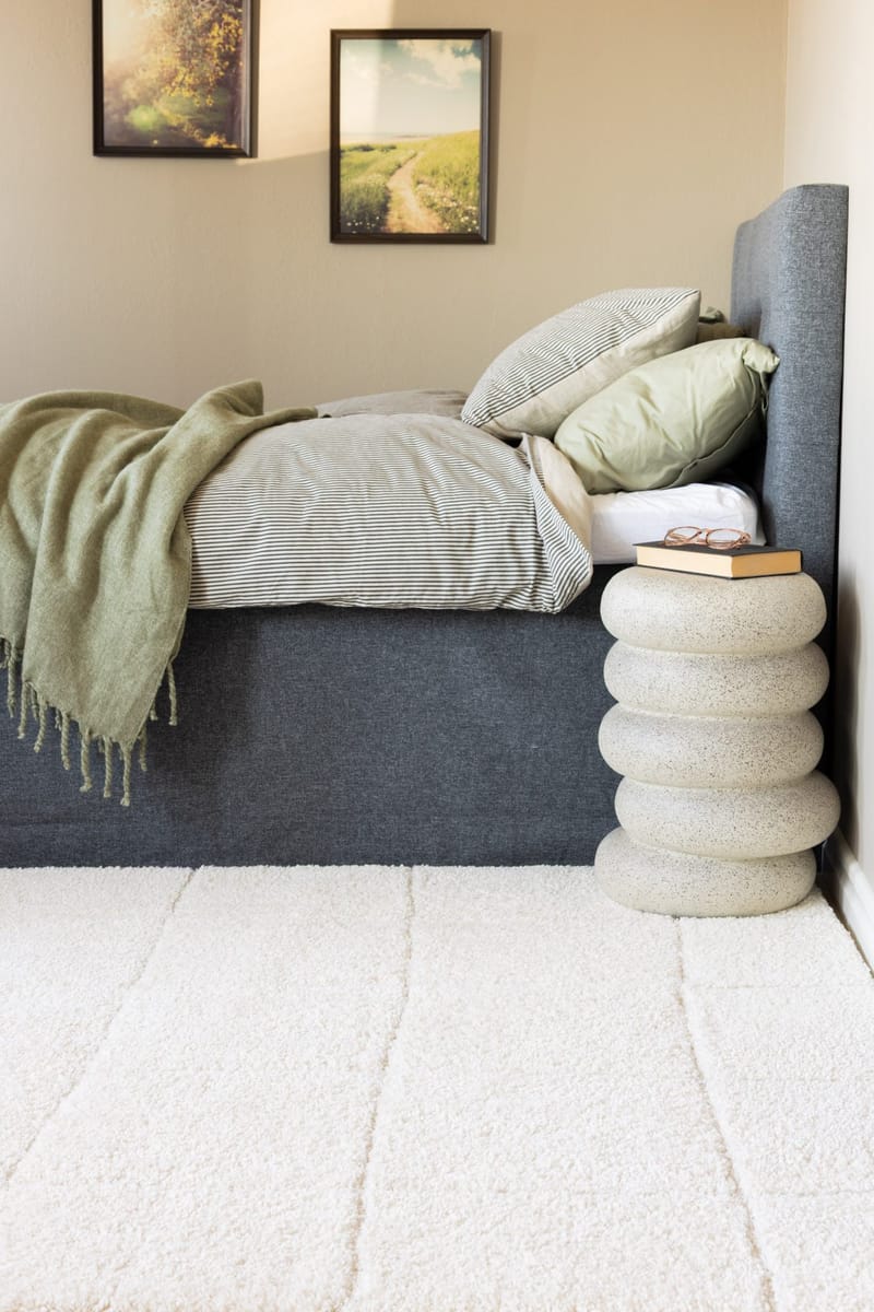 Maskinvevd teppe KM Home Montana Square 200x290 Creme - Creme - Tekstiler & tepper - Teppe & matte - Moderne matte - Wiltontepper