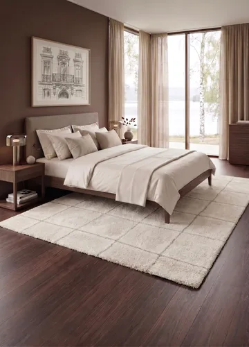 Maskinvevd teppe KM Home Montana Square 200x290 Creme - Creme - Tekstiler & tepper - Teppe & matte - Moderne matte - Wiltontepper