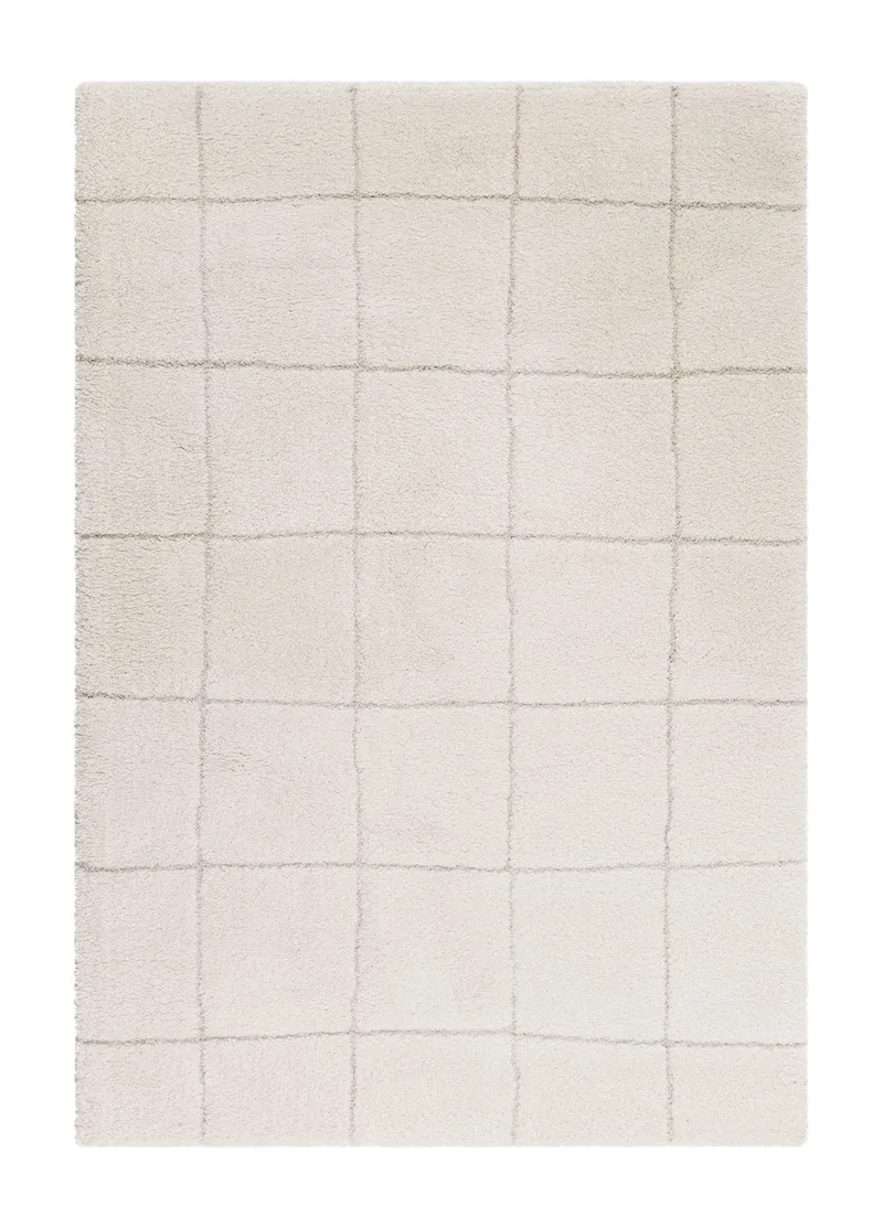 Maskinvevd teppe KM Home Montana Square 200x290 Creme, Creme