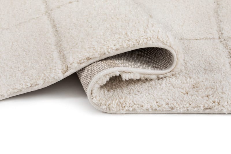 Maskinvevd teppe KM Home Montana Square 200x290 Creme - Creme - Tekstiler & tepper - Teppe & matte - Moderne matte - Wiltontepper