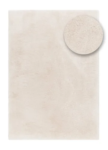 Maskinvevd teppe KM Home Novelle 140x200 Creme - Krem - Tekstiler & tepper - Teppe & matte - Moderne matte - Ryetepper