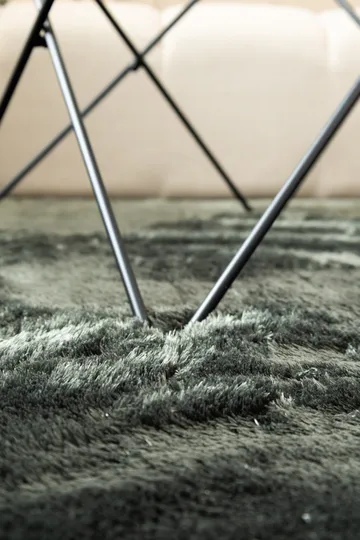 Maskinvevd teppe KM Home Novelle 140x200 Fløyelsgrønn - Fløyelsgrønn - Tekstiler & tepper - Teppe & matte - Moderne matte - Ryetepper