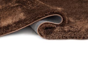 Maskinvevd teppe KM Home Novelle RUNDT 160x160 Sjokolade - Sjokolade - Tekstiler & tepper - Teppe & matte - Moderne matte - Ryetepper