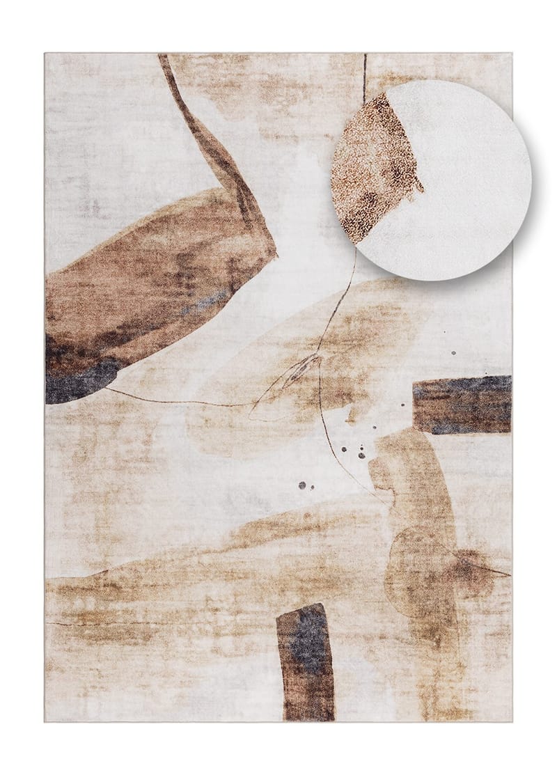 Maskinvevd teppe KM Home Tarfaya 160x230 cm Natur - Natur - Tekstiler & tepper - Teppe & matte - Moderne matte - Wiltontepper