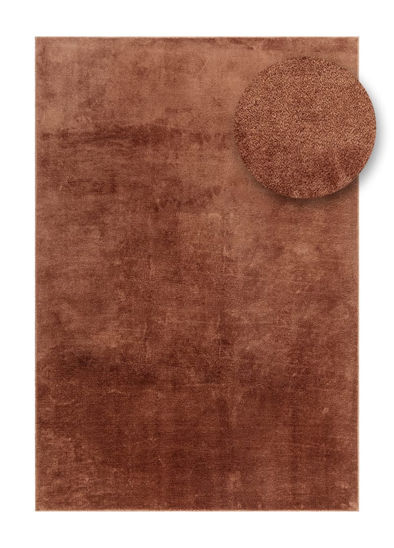 Maskinvevd teppe KM Home Tender 160x230 Kobber - Kobber - Tekstiler & tepper - Teppe & matte - Moderne matte - Friezematte