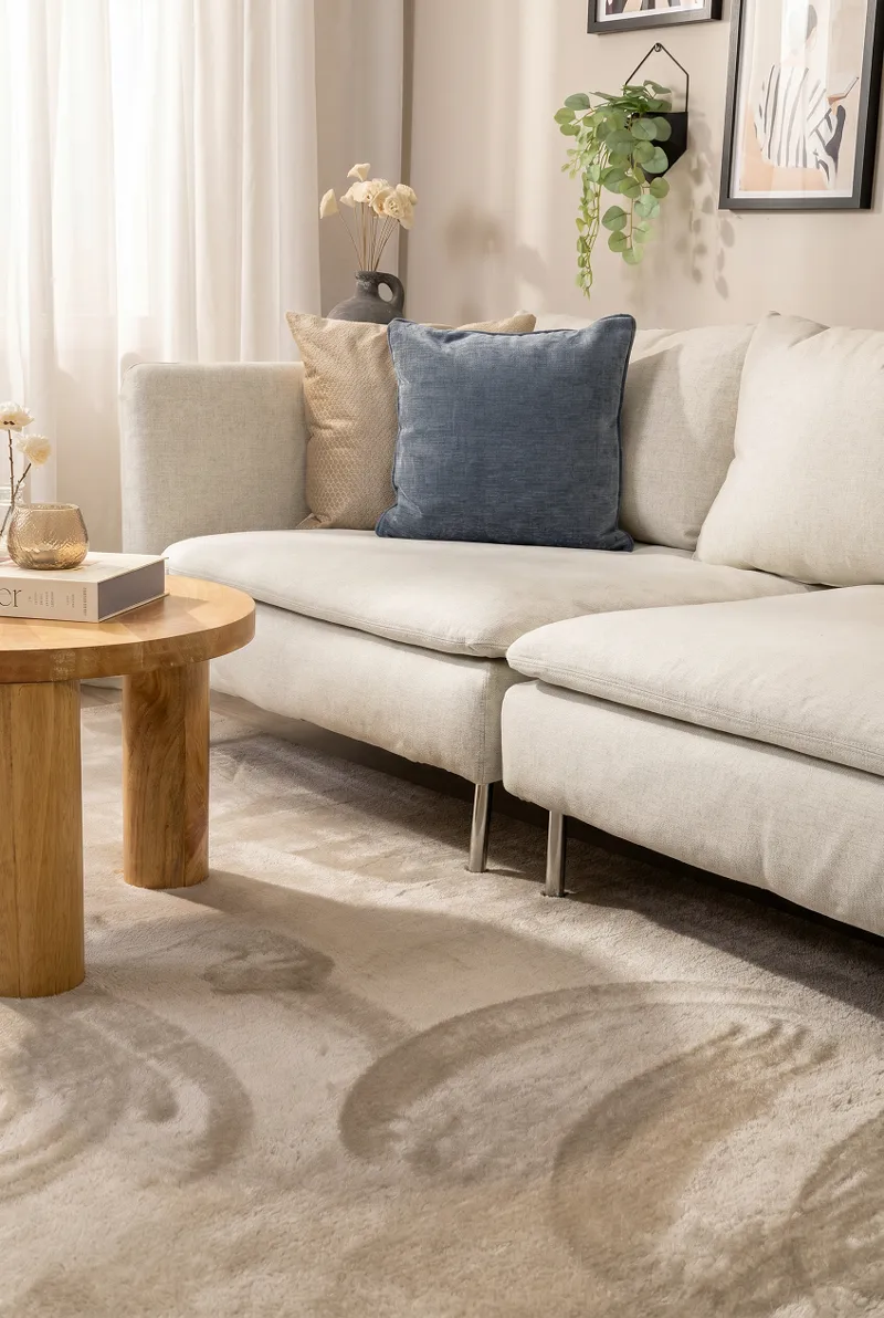 Maskinvevd teppe KM Home Tender 200x290 Greige - Greige - Tekstiler & tepper - Teppe & matte - Moderne matte - Wiltontepper