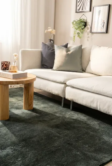 Maskinvevd teppe KM Home Tender 200x290 Smaragdgrønn - Smaragdgrønn - Tekstiler & tepper - Teppe & matte - Moderne matte - Wiltontepper