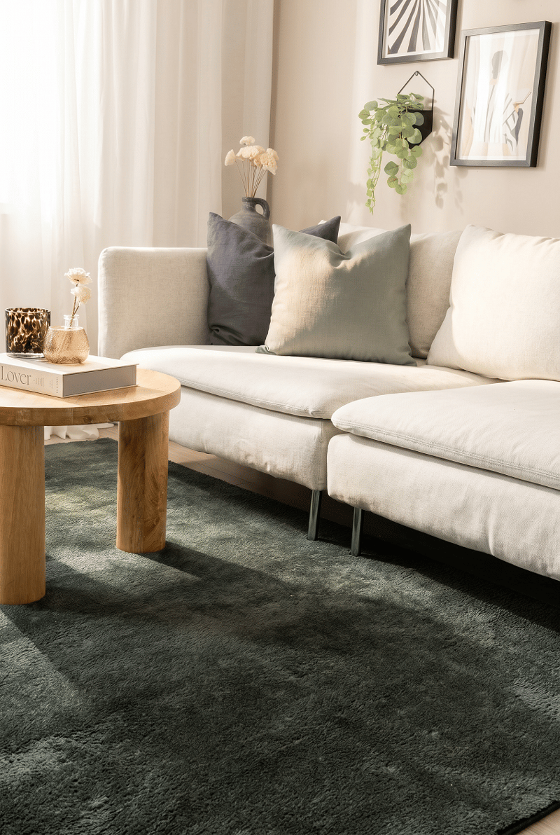 Maskinvevd teppe KM Home Tender 200x290 Smaragdgrønn - Smaragdgrønn - Tekstiler & tepper - Teppe & matte - Moderne matte - Wiltontepper