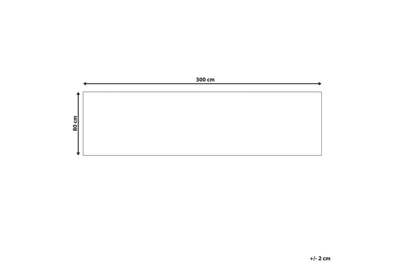 Matte Almus - Beige, brun, 80x300 cm - Tekstiler & tepper - Teppe & matte - Moderne matte - Gangmatter