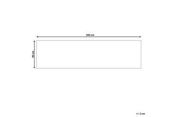 Matte Almus - Beige, brun, 80x300 cm - Tekstiler & tepper - Teppe & matte - Moderne matte - Gangmatter