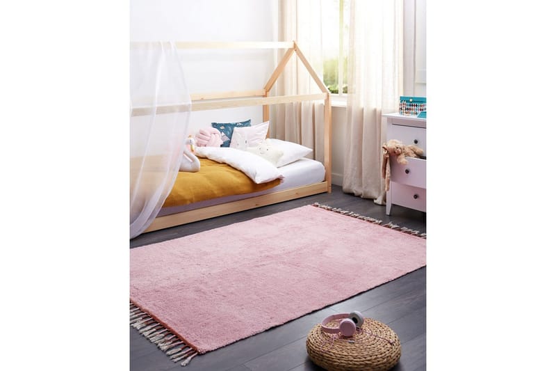 Matte Caparli - Rosa - Tekstiler & tepper - Teppe & matte - Moderne matte - Bomullsmatter