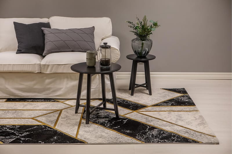 Matte Diamond Spectra 240x340 cm Gull - Friezematte - Wiltontepper - Store tepper