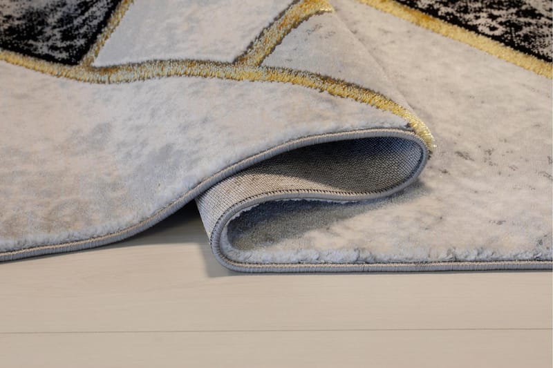 Matte Diamond Spectra 240x340 cm Gull - Friezematte - Wiltontepper - Store tepper