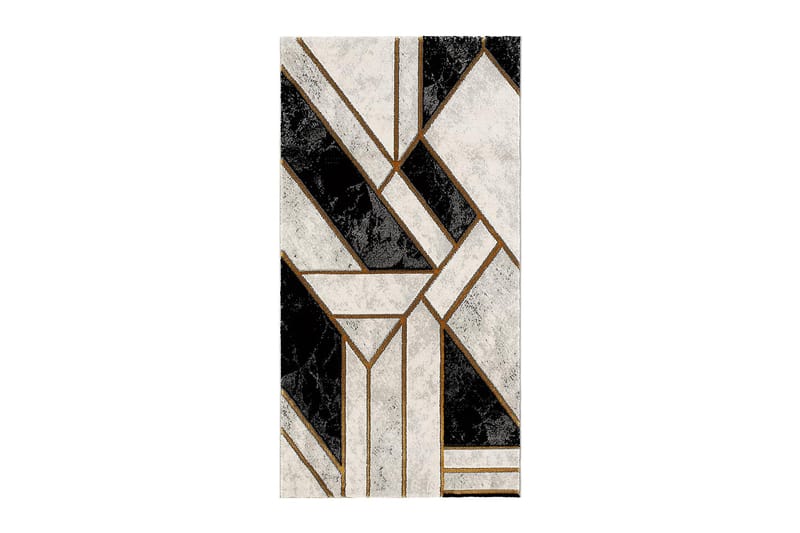 Matte Diamond Spectra 80x300 cm Gull - Friezematte - Wiltontepper - Store tepper