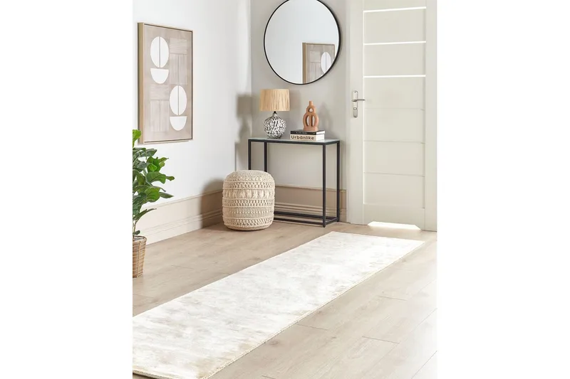 Matte Gesi II - Beige, 80x300 cm - Tekstiler & tepper - Teppe & matte - Moderne matte - Viskosematter