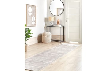 Matte Gesi II - Lysegrå, Lys grå, 80x300 cm - Tekstiler & tepper - Teppe & matte - Moderne matte - Viskosematter